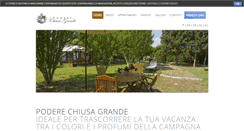 Desktop Screenshot of poderechiusagrande.com